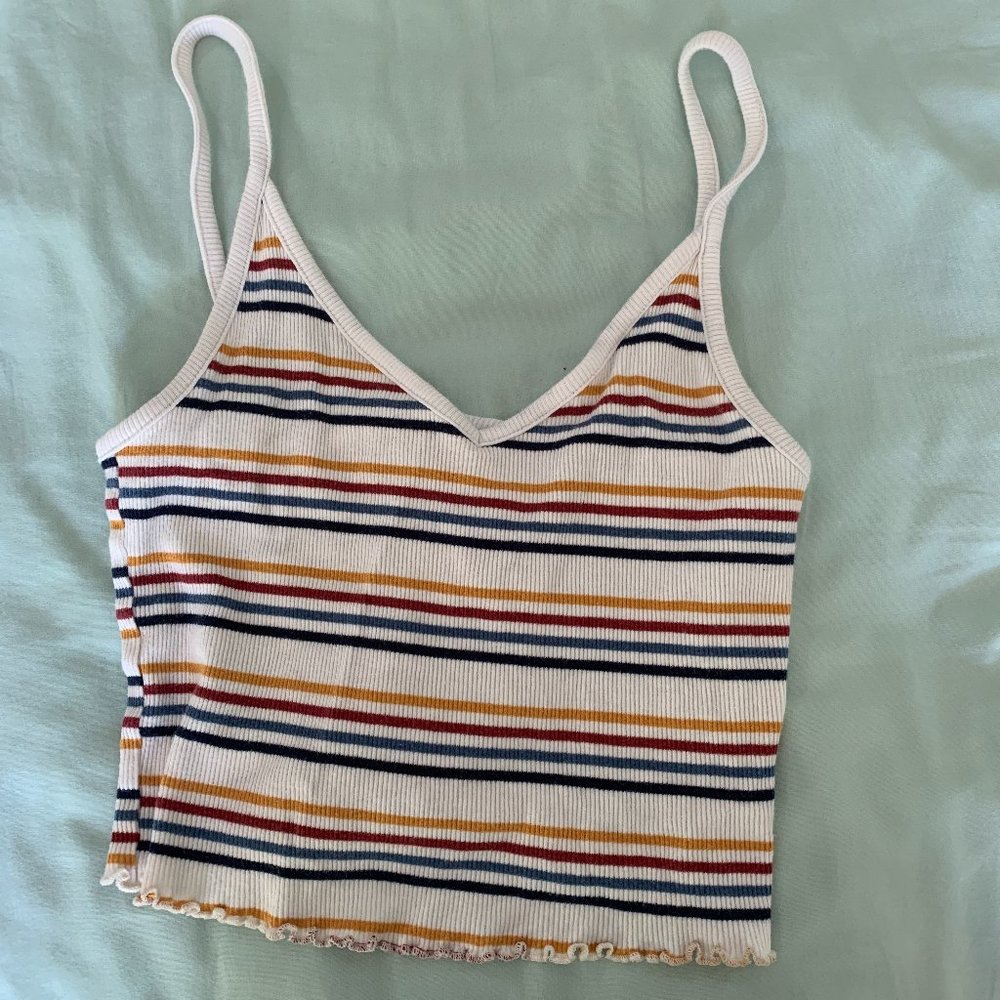 Size S Pacsun Basics Rainbow Tank Top